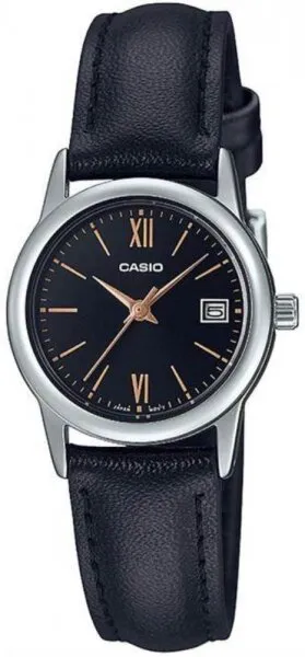 Casio LTP-V002L-1B3UDF Deri / Siyah Kol Saati