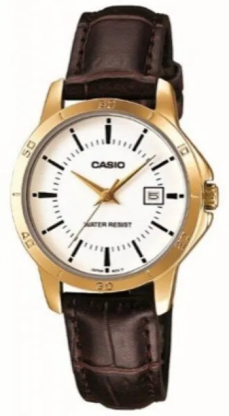 Casio LTP-V004GL-7AUDF Deri / Beyaz Kol Saati