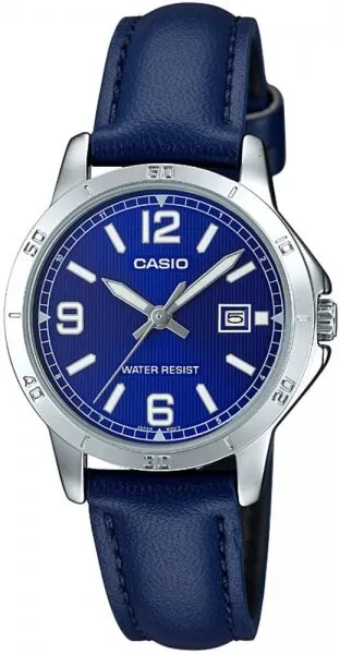 Casio LTP-V004L-2BUDF Deri / Lacivert Kol Saati