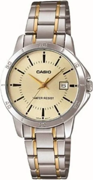 Casio LTP-V004SG-9AUDF Çelik / Sarı Kol Saati