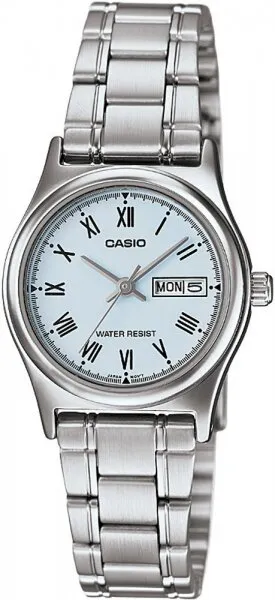 Casio LTP-V006D-2BUDF Çelik / Açık Mavi Kol Saati