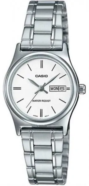 Casio LTP-V006D-7B2UDF Çelik / Beyaz Kol Saati