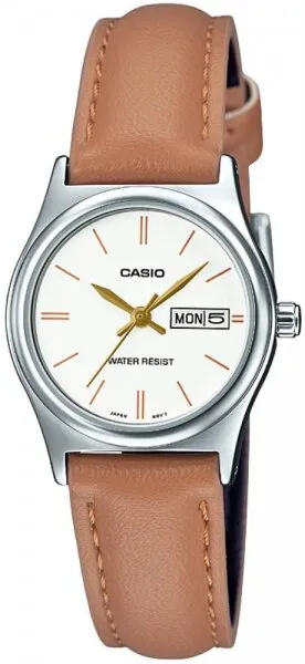 Casio LTP-V006L-7B2UDF Deri / Beyaz Kol Saati