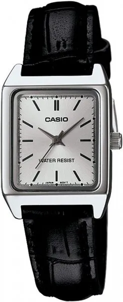 Casio LTP-V007L-7E1UDF Deri / Gri Kol Saati