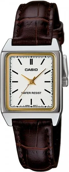 Casio LTP-V007L-7E2UDF Deri / Beyaz Kol Saati