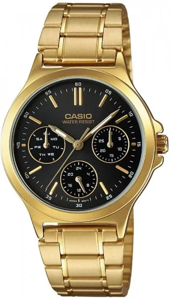 Casio LTP-V300G-1AUDF Çelik / Siyah Kol Saati