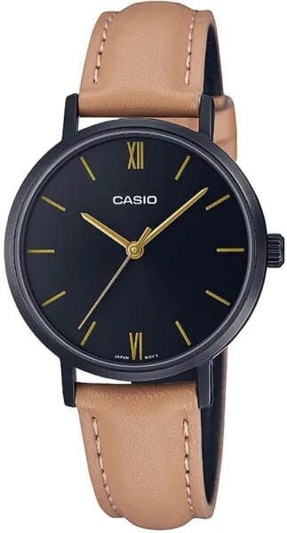 Casio LTP-VT02BL-1AUDF Deri / Siyah Kol Saati