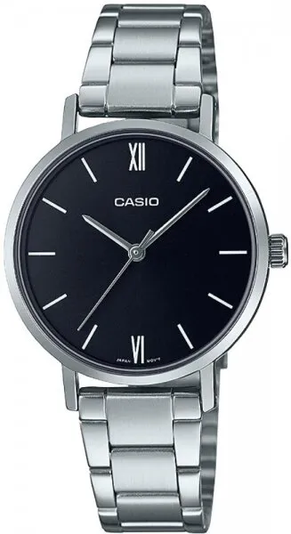 Casio LTP-VT02D-1AUDF Çelik / Siyah Kol Saati