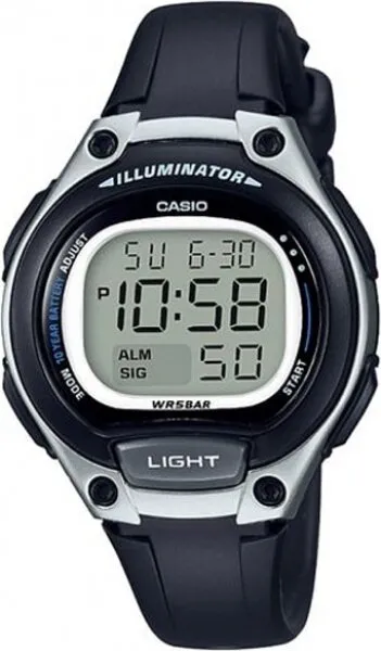 Casio LW-203-1AVDF Silikon / Siyah / Beyaz / Gri Kol Saati