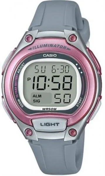 Casio LW-203-8AVDF Silikon / Beyaz / Gri / Pembe Kol Saati