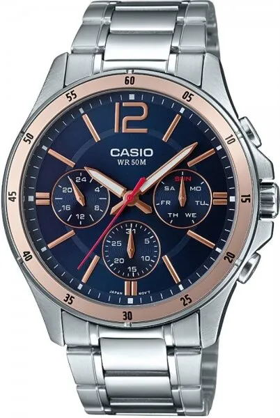 Casio MTP-1374D-2A2VDF Çelik / Gri / Bronz Kol Saati