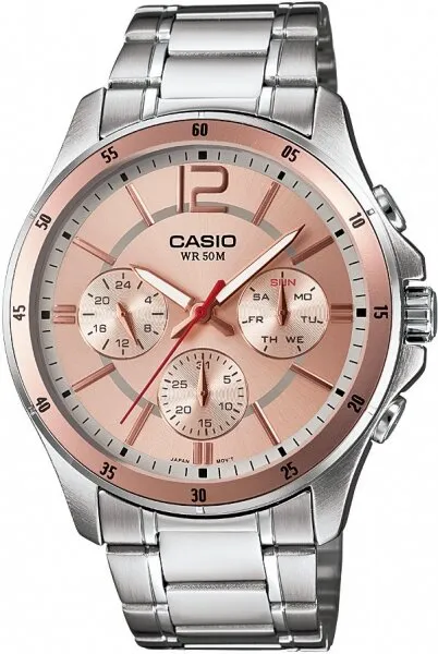 Casio MTP-1374D-9AVDF Çelik / Gri / Bronz Kol Saati