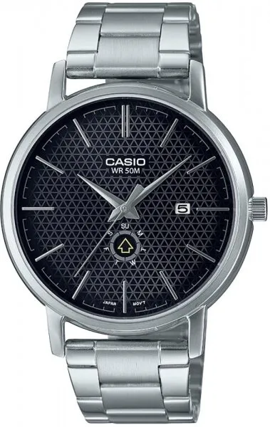 Casio MTP-B125D-1AVDF Çelik / Siyah Kol Saati