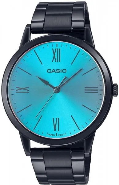 Casio MTP-E600B-2BDF Çelik / Mavi Kol Saati