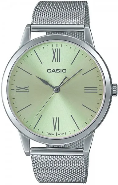 Casio MTP-E600M-9BDF Çelik Hasır / Açık Yeşil Kol Saati