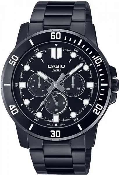 Casio MTP-VD300B-1EUDF Çelik / Siyah Kol Saati