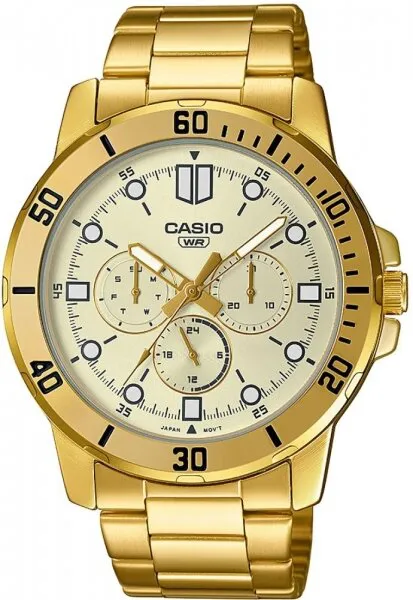 Casio MTP-VD300G-9EUDF Çelik / Altın Kol Saati