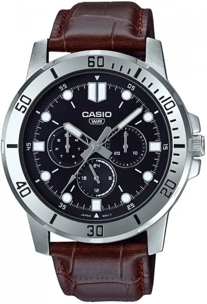 Casio MTP-VD300L-1EUDF Deri / Gri Kol Saati