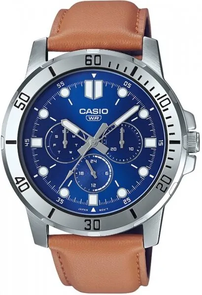 Casio MTP-VD300L-2EUDF Deri / Gri Kol Saati