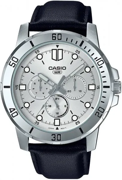 Casio MTP-VD300L-7EUDF Deri / Gri Kol Saati