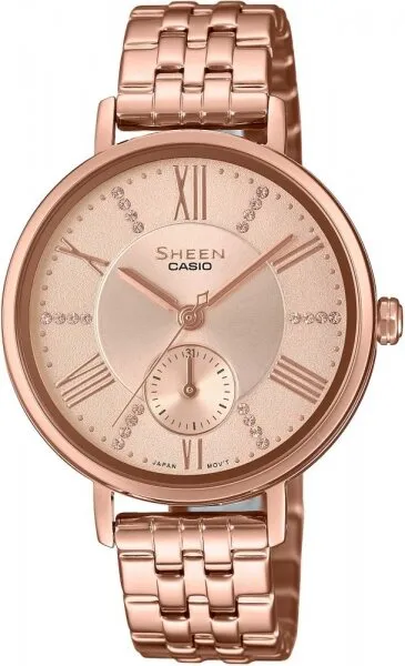 Casio Sheen SHE-3066PG-4AUDF Çelik / Bronz Kol Saati