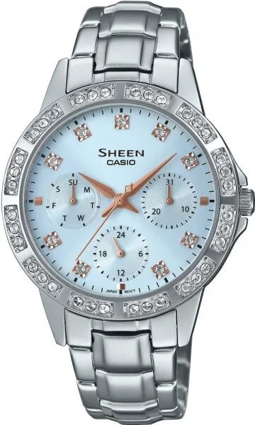 Casio Sheen SHE-3517D-2AUDF Çelik / Mavi Kol Saati