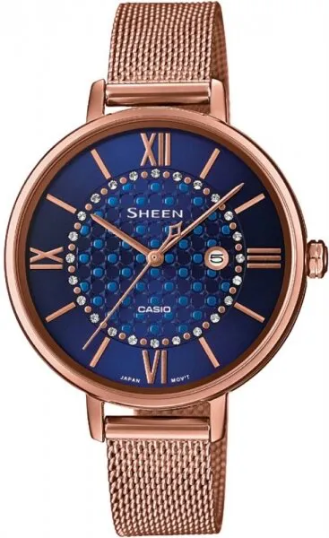 Casio Sheen SHE-4059PGM-2AUDF Çelik Hasır / Lacivert Kol Saati