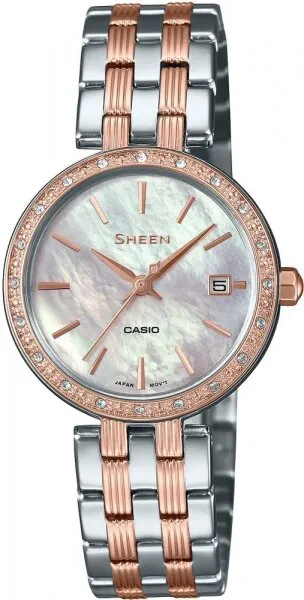 Casio Sheen SHE-4060SG-7AUDF Çelik / Gri / Bronz Kol Saati