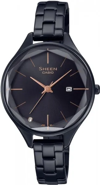 Casio Sheen SHE-4062BD-1AUDF Çelik / Siyah Kol Saati