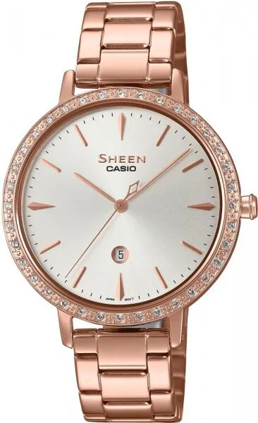 Casio Sheen SHE-4535YPG-7AUDF Çelik / Açık Bronz Kol Saati