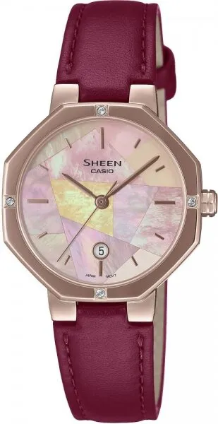 Casio Sheen SHE-4543CGL-4AUDF Deri / Sedef Kol Saati