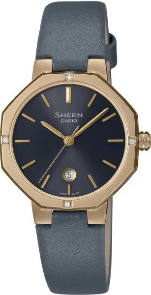 Casio Sheen SHE-4543GL-8AUDF Deri / Siyah Kol Saati