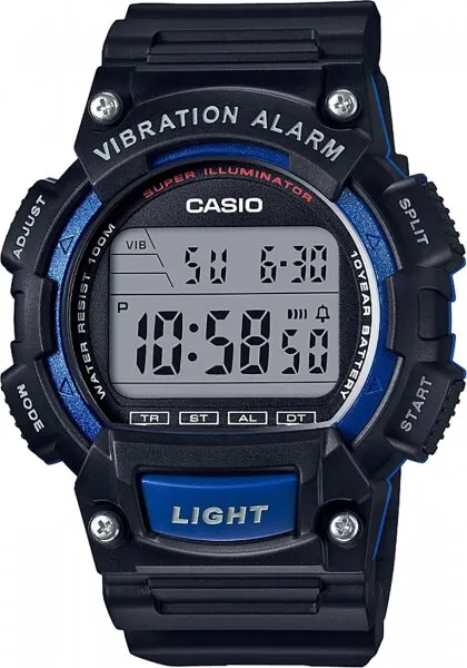 Casio W-736H-2AVDF Silikon / Siyah / Lacivert Kol Saati