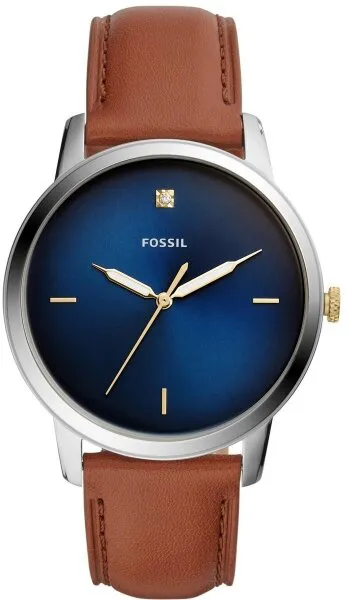 Fossil FS5499 Deri / Lacivert Kol Saati