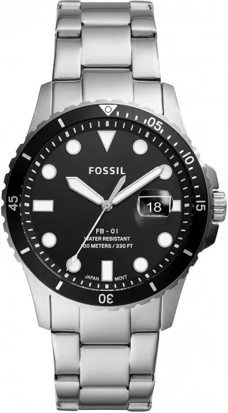 Fossil FS5652 Çelik / Siyah / Gri Kol Saati