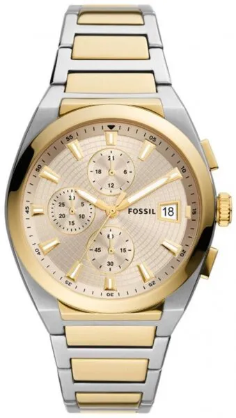 Fossil FS5796 Çelik / Altın / Gri Kol Saati