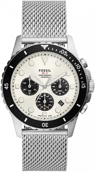 Fossil FS5915 Çelik Örgü / Siyah / Gri Kol Saati