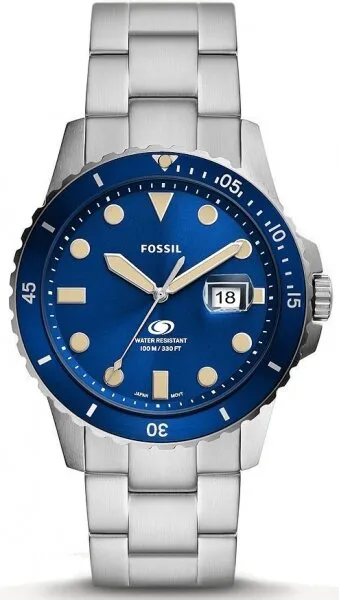 Fossil FS5949 Çelik / Gri / Lacivert Kol Saati