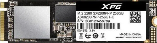 XPG SX8200 Pro 256 GB (ASX8200PNP-256GT-C) SSD