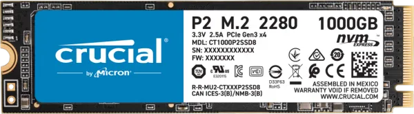 Crucial P2 1 TB (CT1000P2SSD8) SSD