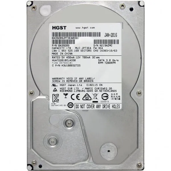 Hitachi Ultrastar A7K2000 (HUA722010CLA330) HDD