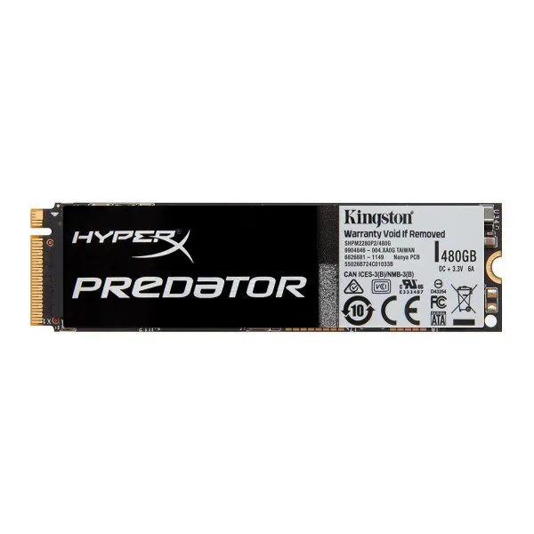 HyperX Predator 480 GB (SHPM2280P2/480G) SSD