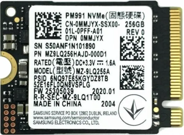 Samsung MZ-9LQ256A SSD