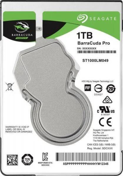 Seagate BarraCuda Pro (ST1000LM049) HDD