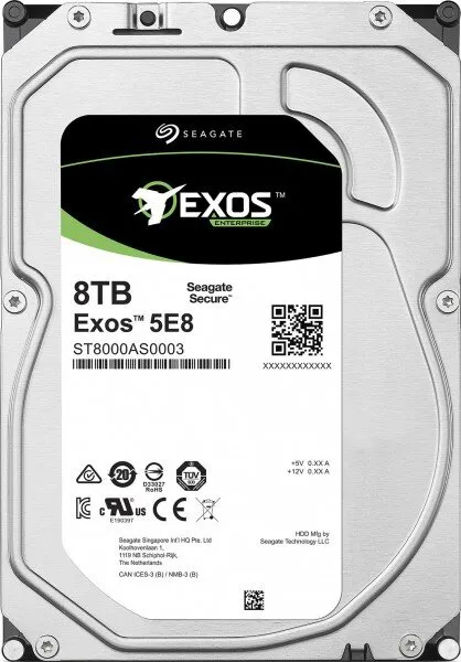 Seagate Exos 5E8 (ST8000AS0003) HDD