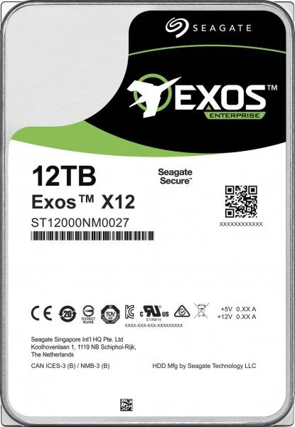 Seagate Exos X12 (ST12000NM0027) HDD