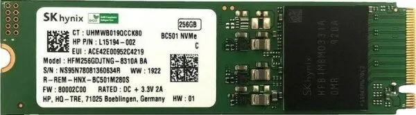 SK Hynix HFM256GDJTNG-8310A SSD