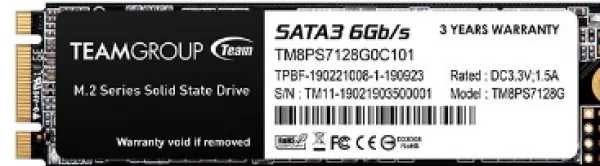 Team Group MS30 M.2 2280 128 GB (TM8PS7128G0C101) SSD