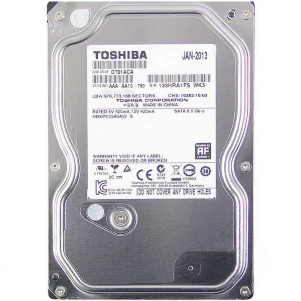 Toshiba DT01ACA 500 GB (DT01ACA050) HDD