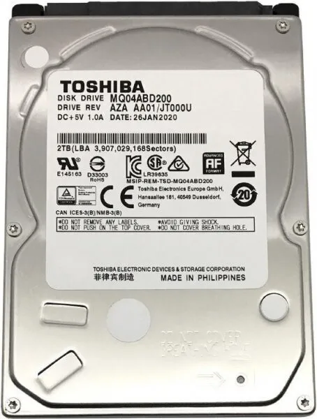 Toshiba MQ04ABD200 HDD